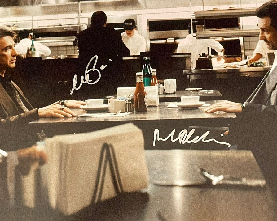 Al Pacino & Robert DeNiro Signed 16x20 Photo (Heat) - Beckett / JSA COA